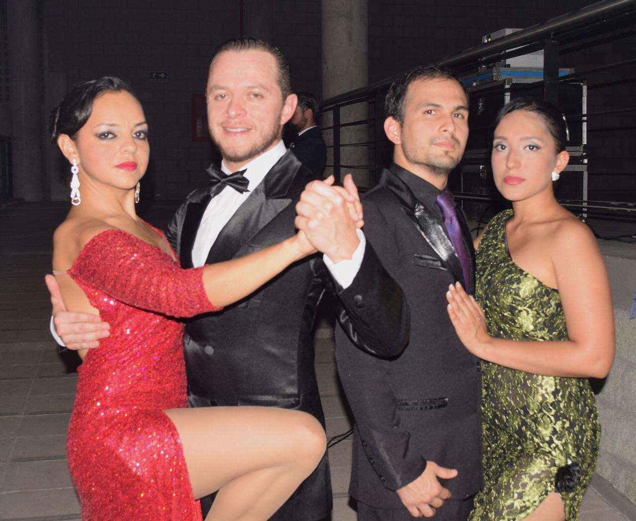 Yudy Medina, Javier Corrales, Jhon Alex Cambero y Laura Toro.